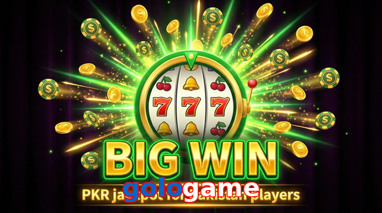 Big win animation on Gologame slot game